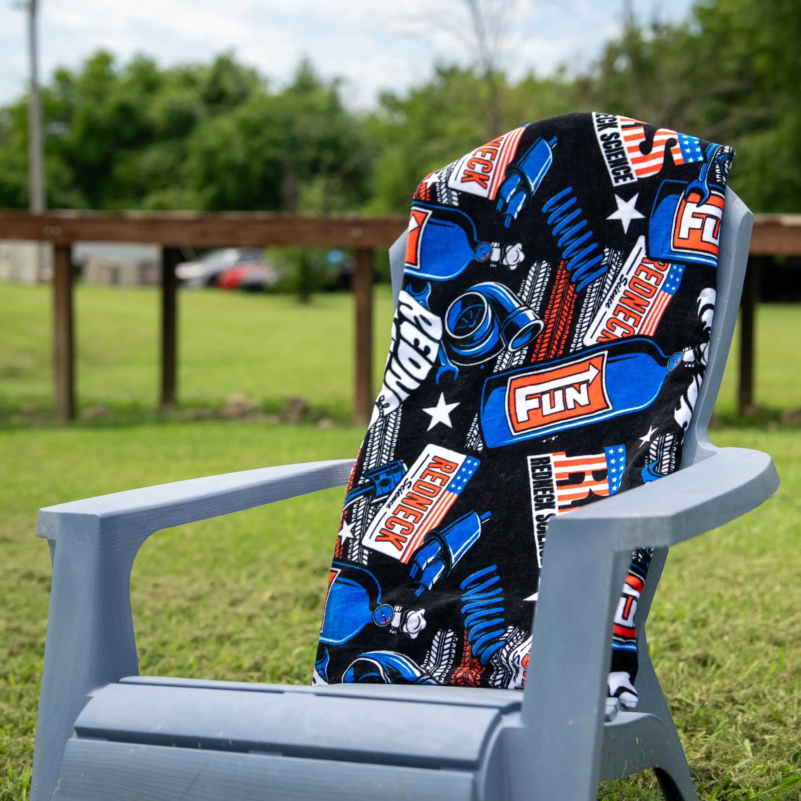 Redneck Science Oversized Beach Towel - Image 4